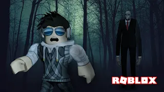 Escaping the Creepy Slenderman in Roblox | Roblox Stop it, Slender!