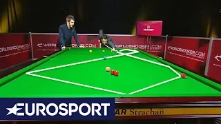 Ronnie O'Sullivan and Jimmy White Attempt a "Two-In-Ten" Safety Shot | Eurosport