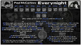 Paul McCartney - Every Night  [Guitar chords & lyrics]