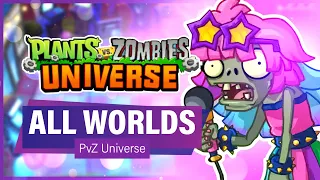 PLANTS VS ZOMBIES: UNIVERSE - All Worlds, Plants & Zombies Announced!! | Plants vs Zombies Fan-Game