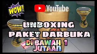 UNBOXING PAKET Darbuka Di bawah 1 Jutaan