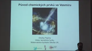 Ondřej Pejcha: Původ chemických prvků ve vesmíru (Pátečníci 15.9.2023)