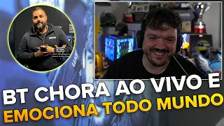 BT SE EMOCIONA DE VERDADE E CHORA AO VIVO! | CORTES DO GAULES