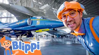 Blippi Visits The Museum of Flight - Learn About Planes | Educational Videos for Kids