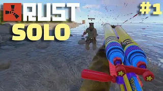 RUST SOLO #1 🏆 ASI COMIENZA un JUGADOR de +13500 HORAS 🏆 GAMEPLAY EN ESPAÑOL