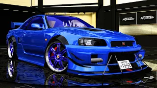 NFS MW | 1999 Nissan Skyline GTR R34 | Junkman Performance | [4Kᵁᴴᴰ60ᶠᵖˢ]