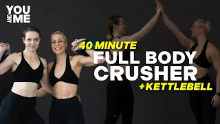 40 MIN FULL BODY KETTLEBELL WORKOUT | Or Dumbbell | 2 Circuits | Strength + Conditioning | You & Me