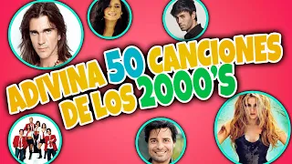 ADIVINA 50 CANCIONES DE LOS 2000´S | Test de música | HITS 2000  🎵🎧 | QuizMix - Trivia