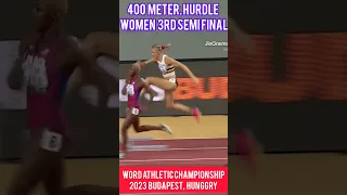 400 meter hurdles women 3rd semi final Run |World Athletics Championship2023 Highlights" live update