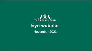 Eye Webinar 2023