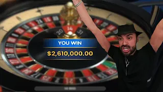 $1,000,000 ROULETTE SPINS | Roshtein Roulette