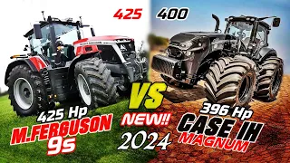 M.Ferguson 9s 425 VS Case AFS 400 Magnum - Comparison on 400 Hp level/Which is better and stronger??