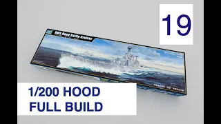 Trumpeter 1/200 HMS Hood Full build with Pontos detail set Part 19 (4 inch ready use lockers)