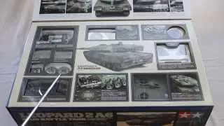 Tamiya 56020 Leopard 2A6 Full Option Unboxing