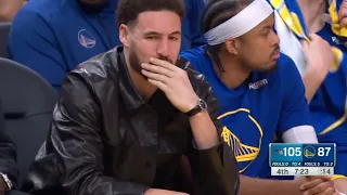 STEPH & KLAY LOOKS DISAPPOINTED AND SAD! "THIS SOME BULL CRAP! IM SO DONE"