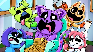 ¿Cómo CATNAP se encuentra con las FROWNING CRITTERS?! Poppy Playtime Chapter 3 Animación