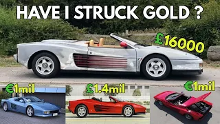 Is It Worth a MILLION !! - My £16k Ferrari Testarossa Spider Bargain Discovery