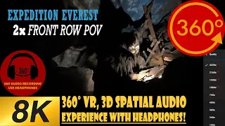 Expedition Everest POV 8K 360 VR with 3D Spatial Audio