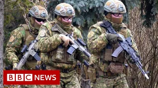 US defends evacuating embassy as Ukraine urges calm - BBC News