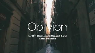 Oblivion for B♭ Clarinet and Concert Band - Astor Piazzolla