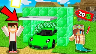 LUMI KUPUJE NOWY GARAŻ NA SWOJE NOWE AUTO W MINECRAFT?! || LUMI & GPLAY