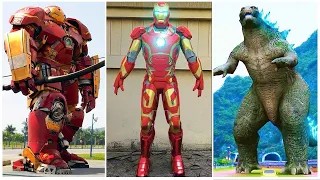 Guys! it's Very cool to make iron man and transformers special effects！小伙制作钢铁侠和变形金刚特效，太酷了 2022