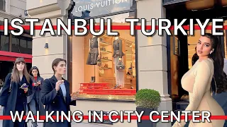 Turkiye🇹🇷Istanbul,Karakoy,Nisantasi,Istiklal Streer,Taksim Square Osmanbey Nightlife Walking Tour