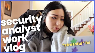 Stressful *realistic* Work Day in the Life of a Cyber Security Analyst |Busy Periods at Work Yearend