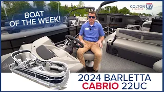 2024 Barletta Cabrio 22UC Pontoon Boat Tour - Boat of the Week!