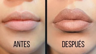 Cómo tener labios más GRUESOS y GRANDES sin cirugía⎢Maquillaje de labios ⎢Day Arvizu♡