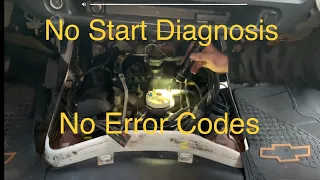 Crank No Start - 4.3L Vortec V6 Chevy Van 1500- No Error Codes, Fuel Pump or Ignition? Let’s Fix It!