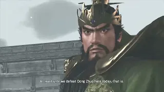 Guan Yu slays Hua Xiong, three heroes fight against Lu Bu