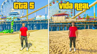 VISITEI A PRAIA DO GTA nA VIDA REAL 🏖️ - LUGARES do GTA na VIDA REAL pt.3