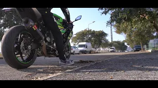 2019 ZX6R AKRAPOVIC Racing line 🔥 Pure Sound 🔥 Fly by + Flames + Stock vs Full Akrapovic exhaust