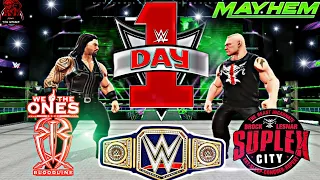 Roman Reigns Vs Brock Lesnar ` DAY 1 || WWE Mayhem