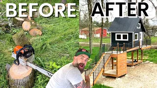 Start to Finish DIY Treehouse Build || 20 Minute Treehouse