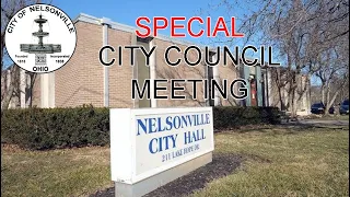 Nelsonville City Council Special Meeting 01192022