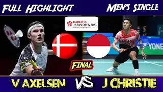 Full Highlight Jonathan Christie vs Victor Axelsen Japan open  | 2023 Terbaru