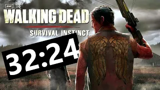 The Walking Dead: Survival Instinct. Speedrun 32:24 (Beat the game, Relics)