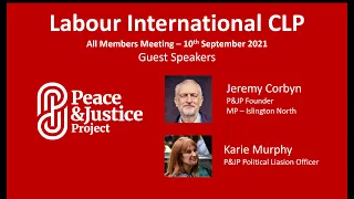 Peace and Justice Project with Jeremy Corbyn