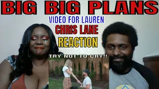 Chris Lane - Big, Big Plans (Video for Lauren) REACTION