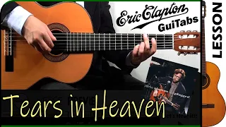 How to play TEARS IN HEAVEN 😢 - Eric Clapton / GUITAR Lesson 🎸 / GuiTabs N°188 🆕