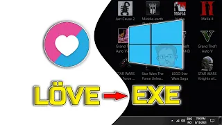 Love2D Windows Distribution - How To Make An EXE + Custom Icon (2021)
