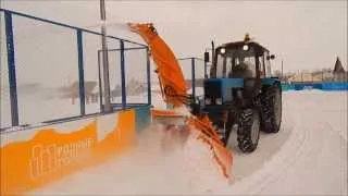 Снегоуборщик СУ 21 ОПМ на МТЗ 82