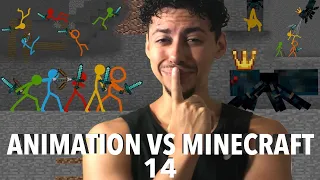 CAVE SPIDER DOMS YOU! | Cave Spider Roller Coaster - Animation Vs. Minecraft Shorts Ep. 14 REACTION