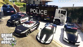 GTA 5 - Stealing RARE POLICE CARS With Franklin | (Real Life Cars #137)