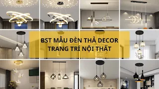 Bộ sưu tập mẫu đèn thả decor trang trí nội thất có tại Hasuva Lighting