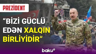 Prezident: Bizi güclü edən xalqın birliyidir - BAKU TV