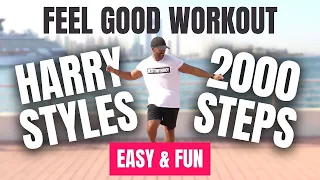 Harry Styles Dance Cardio | 2000 Steps at Home