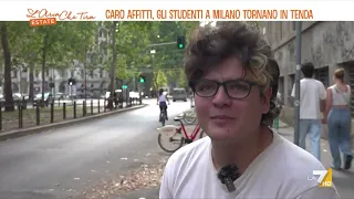 Caro affitti, gli studenti a Milano tornano in tenda